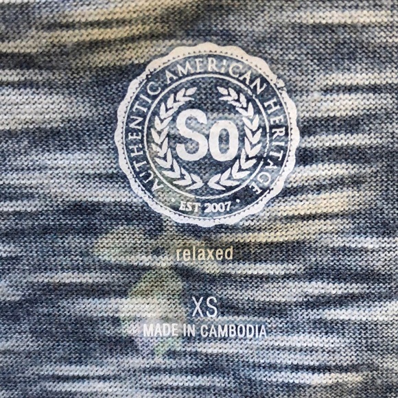 AUTHENTIC AMERICANS HERITAGE cold shoulder top - Picture 5 of 6